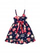 Strawberries Floating In The Universe Series High Waist Version Sweet Lolita Sleeveless Dress