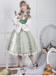 Anna Polka Series Embroidery Retro Classic Lolita Jumper Dress