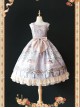 Angel's Music Chapter Series Printing Classic Lolita Sling Dress