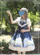 Magic Tea Party Starry Sky Series Dark Blue Sweet Lolita Sling Dress