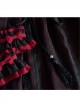 Camellia Series Chinese Style Embroidery High Waist Lolita Dress