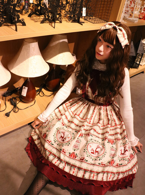 Happy Holiday Series Classic Lolita Sling Dress