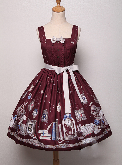 Astrologer's Mysterious Sanctum Series Classic Lolita Sleeveless Dress