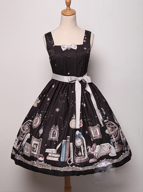 Astrologer's Mysterious Sanctum Series Classic Lolita Sleeveless Dress