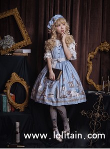 Astrologer's Mysterious Sanctum Series Classic Lolita Sleeveless Dress