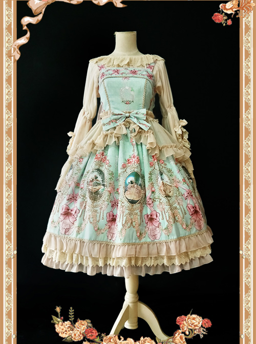 Daily Version Fairy Tale Town Series Classic Lolita Sling Dress