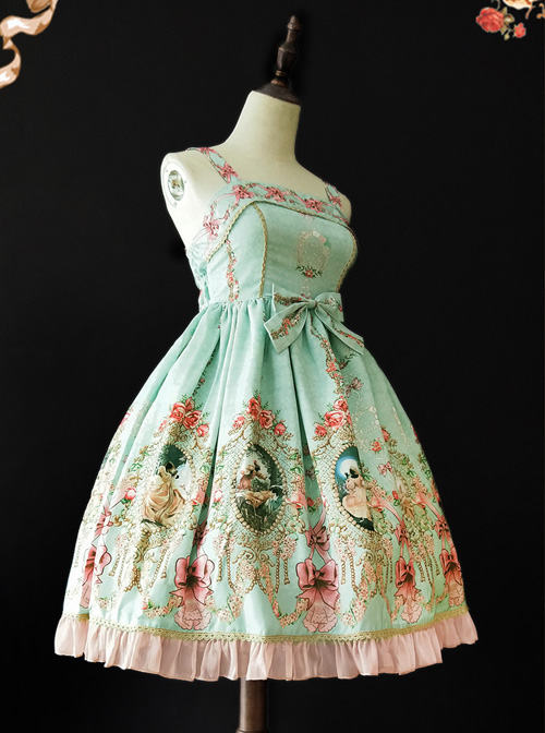 Daily Version Fairy Tale Town Series Classic Lolita Sling Dress