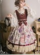 Collect The Traveler Series Wine Red Classic Lolita Sleeveless Dress