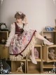 Collect The Traveler Series Wine Red Classic Lolita Sleeveless Dress