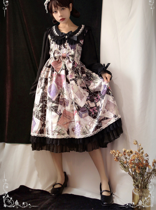 Collect The Traveler Series Classic Lolita Long Sleeve Dress