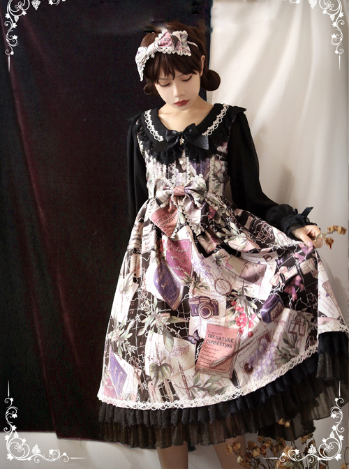 Collect The Traveler Series Classic Lolita Long Sleeve Dress