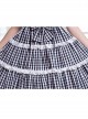 Chiffon Lace Plaid Classic Lolita Sling Dress