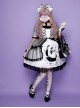 Star Moon Cat Series Sweet Lolita Half Sleeve Dress