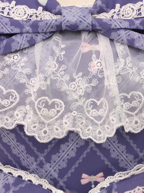 Aristocratic Cat Printing Bowknot Classic Lolita Sling Dress