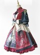Infanta- The Traditional (Chinese) Opera Chinese Style Printing Classic Lolita Short Sleeve Dress