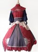 Infanta- The Traditional (Chinese) Opera Chinese Style Printing Classic Lolita Short Sleeve Dress