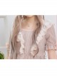 Concise Lace Ruffles Classic Lolita Short Sleeve Dress