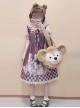 Vintage Teddy Bear Sweet Lolita Sleeveless Dress