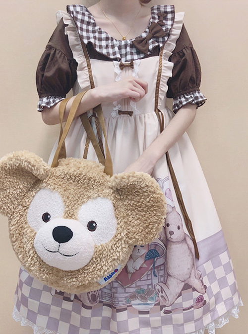 Vintage Teddy Bear Sweet Lolita Sleeveless Dress