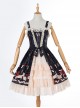 Rose Letter Paper Series Classic Lolita Sling Dress