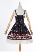 Rose Letter Paper Series Classic Lolita Sling Dress