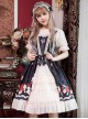 Rose Letter Paper Series Classic Lolita Sling Dress