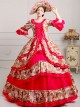 Palace Style Polychromatic Retro Lolita Prom Dress