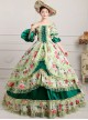 Palace Style Polychromatic Retro Lolita Prom Dress