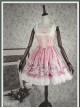 Bunny Alice printing Chiffon Lolita Sleeveless Dress Version I