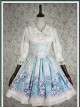 Bunny Alice printing Chiffon Lolita Sleeveless Dress Version I