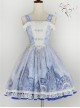 Chinese Style Embroidery Lace Qi Lolita Sleeveless Dress