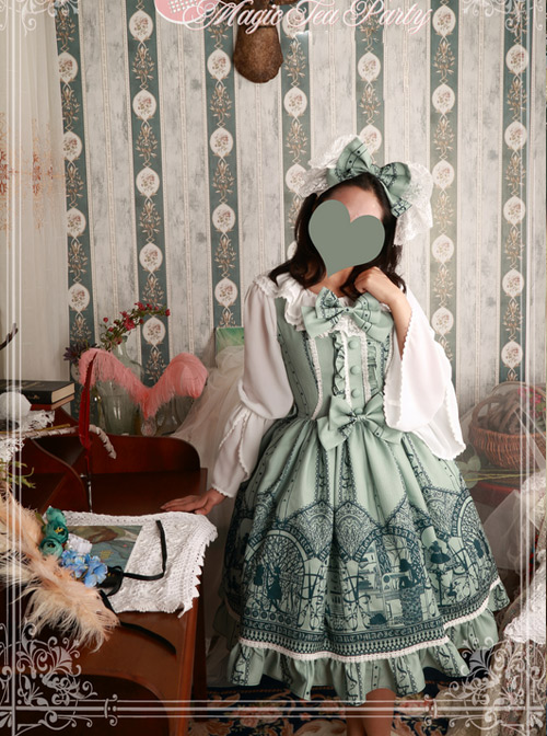 Magic Tea Party Western Style Dress Workshop Series Classic Lolita Sleeveless Dress