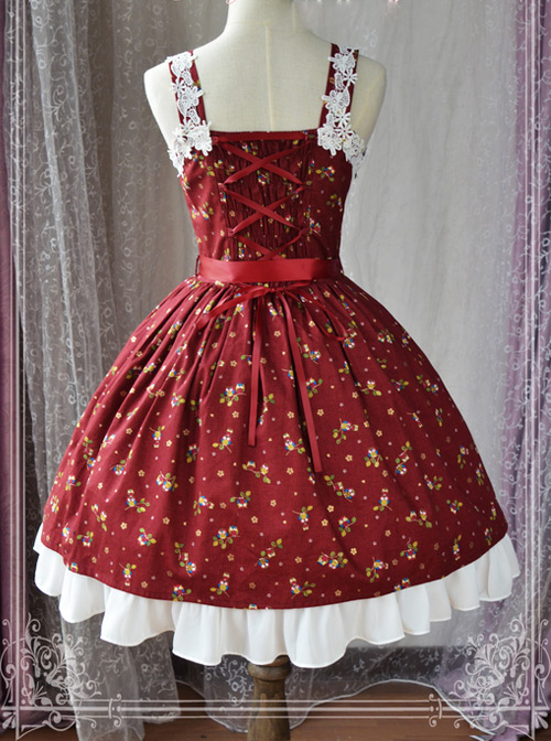 Magic Tea Party Owls And Rabbits Series Classic Lolita Sling Dress