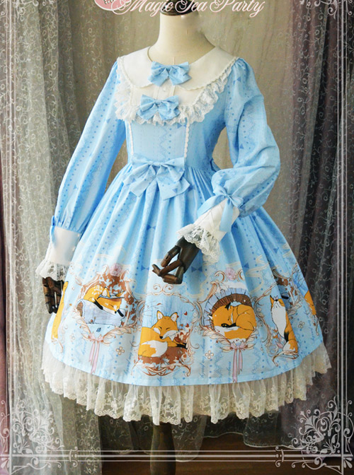 Magic Tea Party Antonio's Four Seasons Series Long Sleeve Classic Lolita Dress