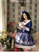 Magic Tea Party Starry Sky City Series Printing Long Sleeve Classic Lolita Dress