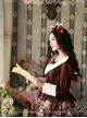 Magic Tea Party Starry Sky City Series Printing Long Sleeve Classic Lolita Dress