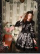 Magic Tea Party Seven Crimes Series Printing Trumpet Sleeve Classic Lolita Dress