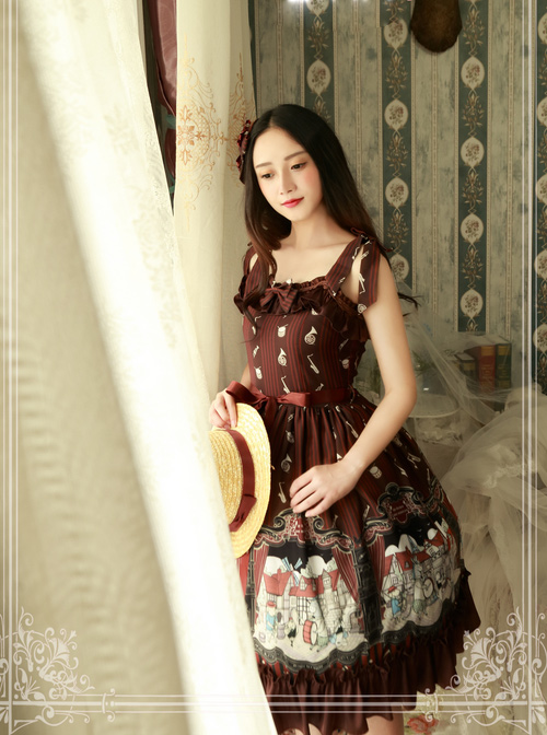 Magic Tea Party Bremen Town's Musician Series Classic Lolita Sling Dress