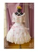 Magic Tea Party Sweet Cake Party Series Cute Printing Short Sleeve Sweet Lolita Dress