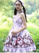 Magic Tea Party Flowers And Birds Poetry Series Sweet Lolita Sling Dress