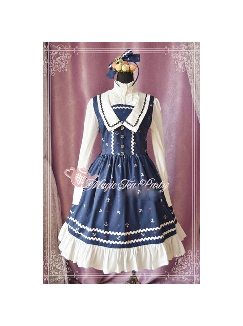 Magic Tea Party The Anchor Of The Sea Series School Lolita Sleeveless Dress