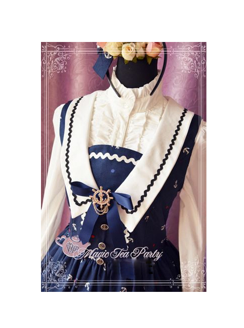 Magic Tea Party The Anchor Of The Sea Series School Lolita Sleeveless Dress
