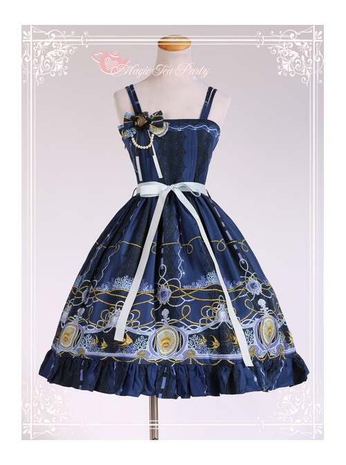 Magic Tea Party Angel Fish Series Classic Lolita Sling Dress