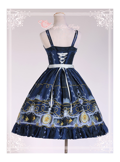 Magic Tea Party Angel Fish Series Classic Lolita Sling Dress