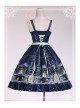 Magic Tea Party Angel Fish Series Classic Lolita Sling Dress