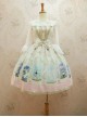 Crystal Rabbit Chiffon Bowknot Sweet Lolita Sling Dress