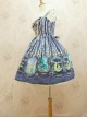 Crystal Rabbit Chiffon Bowknot Sweet Lolita Sling Dress