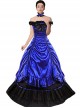 Victorian Aristocratic Gorgeous Blue Gothic Lolita Prom Dress