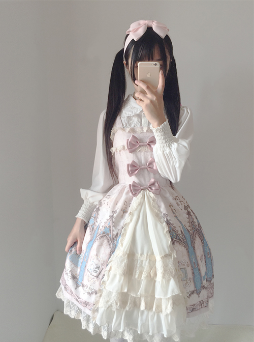 Japanese Traveller's Anthem Sweet Lolita Sling Dress