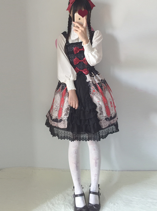 Japanese Traveller's Anthem Sweet Lolita Sling Dress